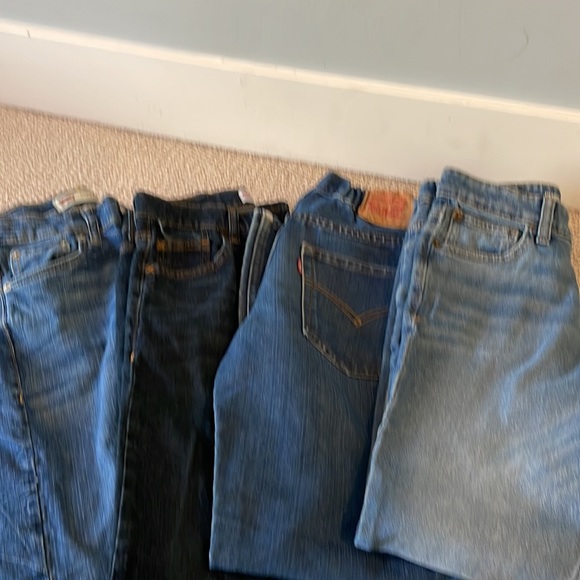 4 pairs of boys jeans sizes 12-14 - Picture 2 of 2